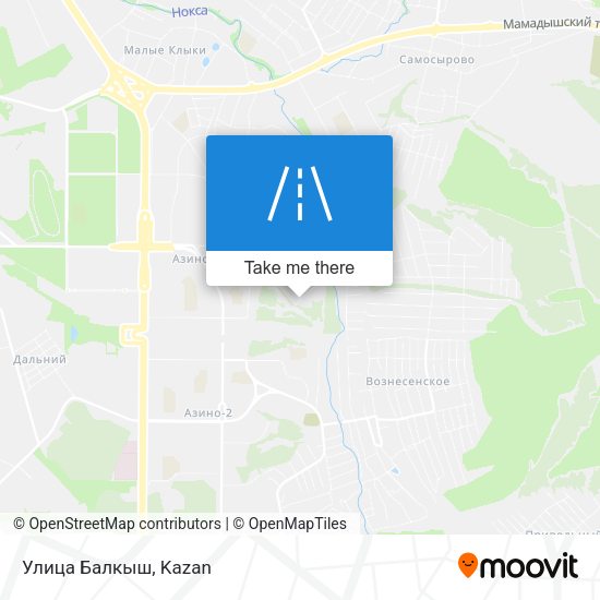 Улица Балкыш map
