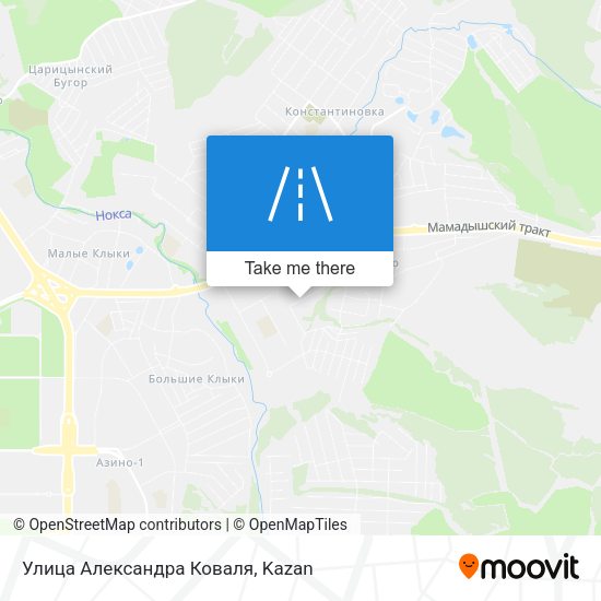 Улица Александра Коваля map