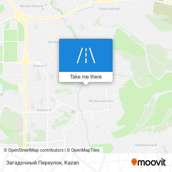 Загадочный Переулок map