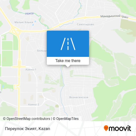 Переулок Экият map