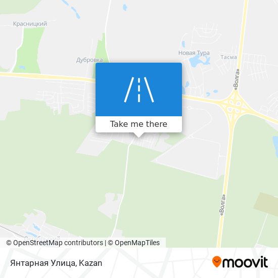 Янтарная Улица map