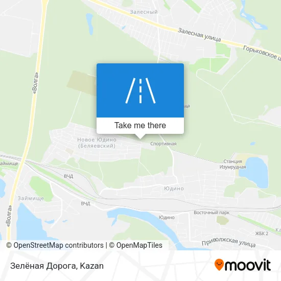 Зелёная Дорога map