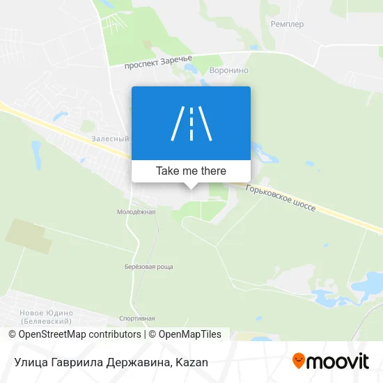 Улица Гавриила Державина map