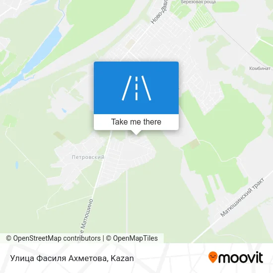 Улица Фасиля Ахметова map