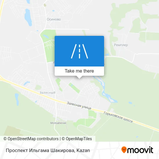 Проспект Ильгама Шакирова map