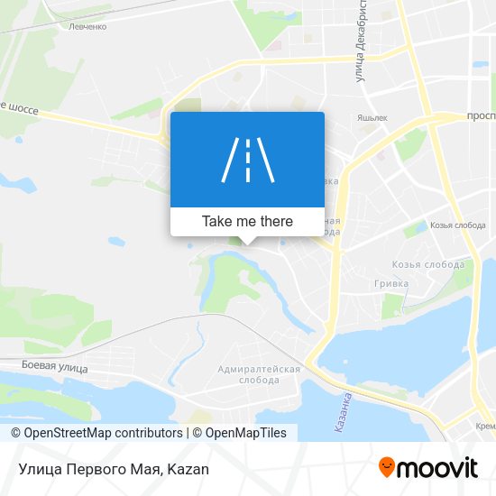 Улица Первого Мая map