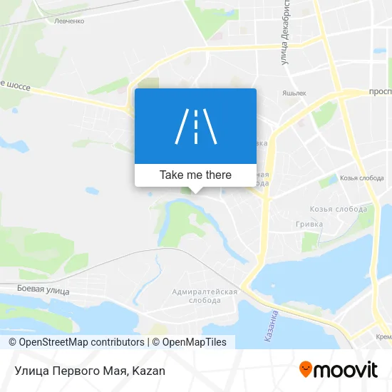 Улица Первого Мая map