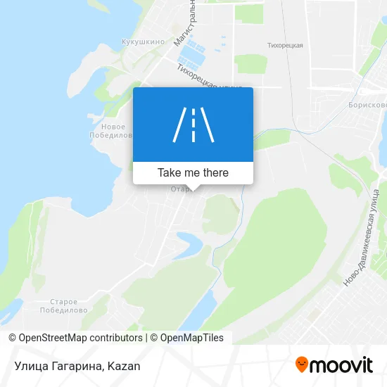 Улица Гагарина map