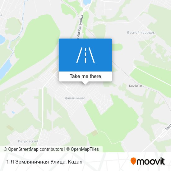 1-Я Земляничная Улица map