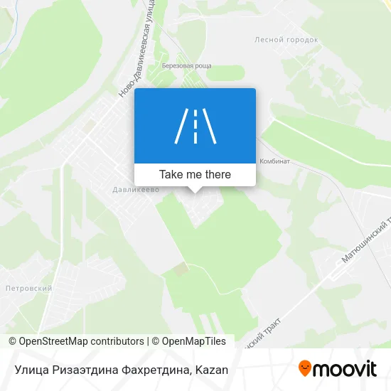 Улица Ризаэтдина Фахретдина map