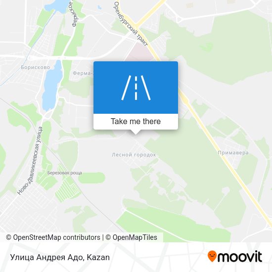 Улица Андрея Адо map