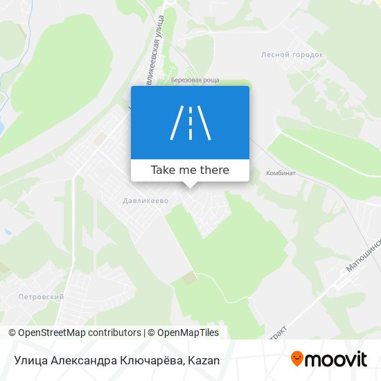 Улица Александра Ключарёва map