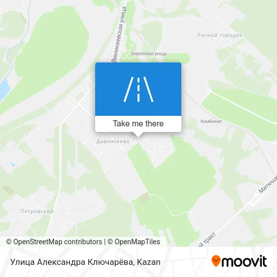 Улица Александра Ключарёва map