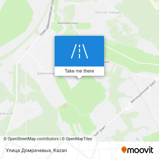 Улица Домрачевых map