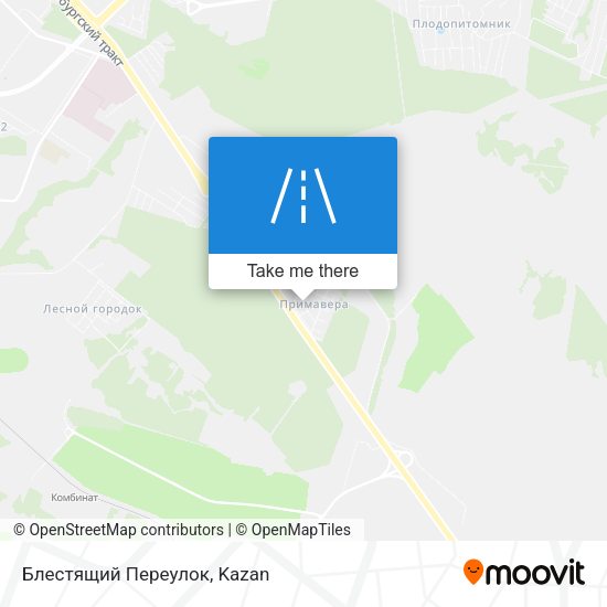Блестящий Переулок map