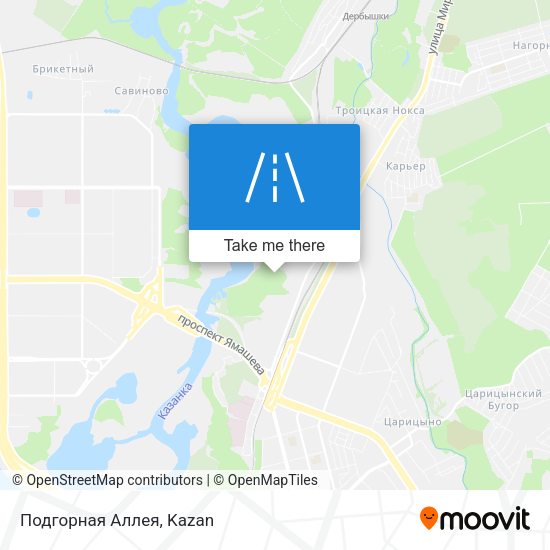 Подгорная Аллея map