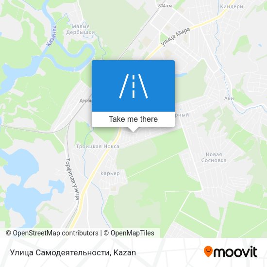 Улица Самодеятельности map