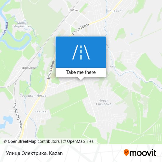 Улица Электрика map