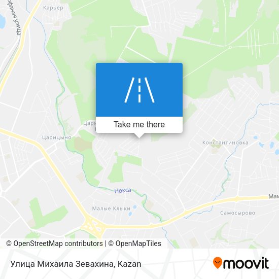 Улица Михаила Зевахина map