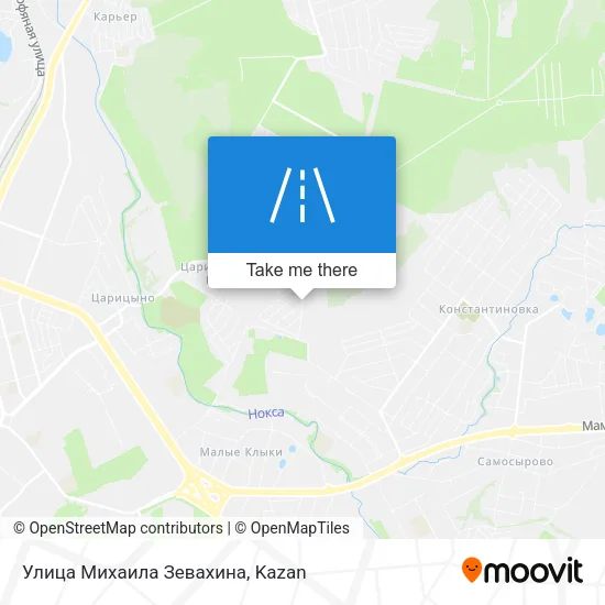 Улица Михаила Зевахина map