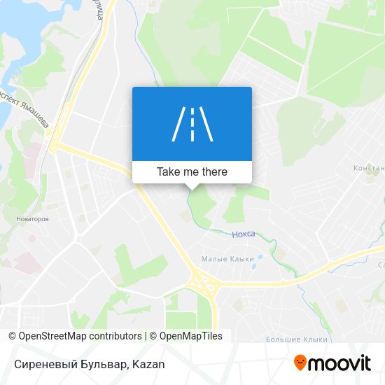 Сиреневый Бульвар map