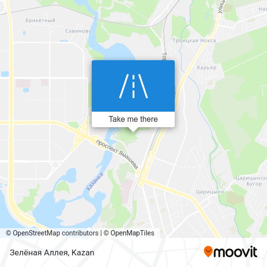 Зелёная Аллея map
