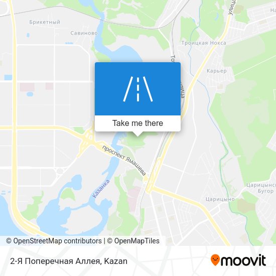 2-Я Поперечная Аллея map