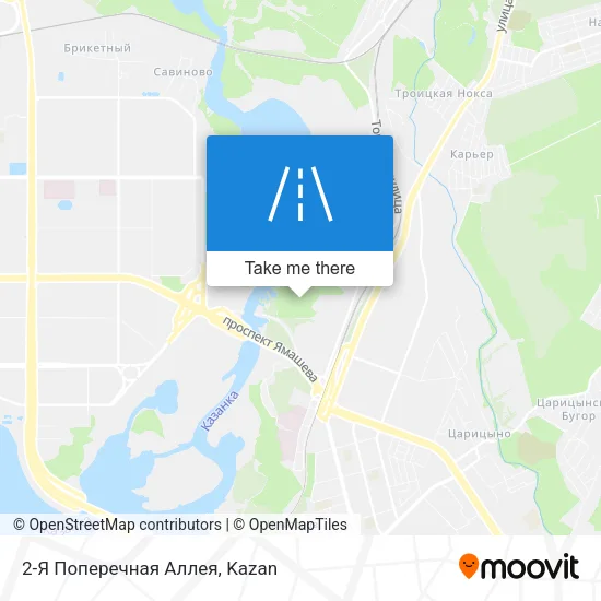 2-Я Поперечная Аллея map