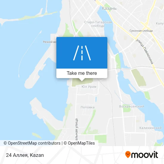 24 Аллея map