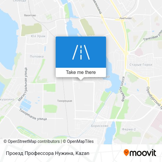 Проезд Профессора Нужина map