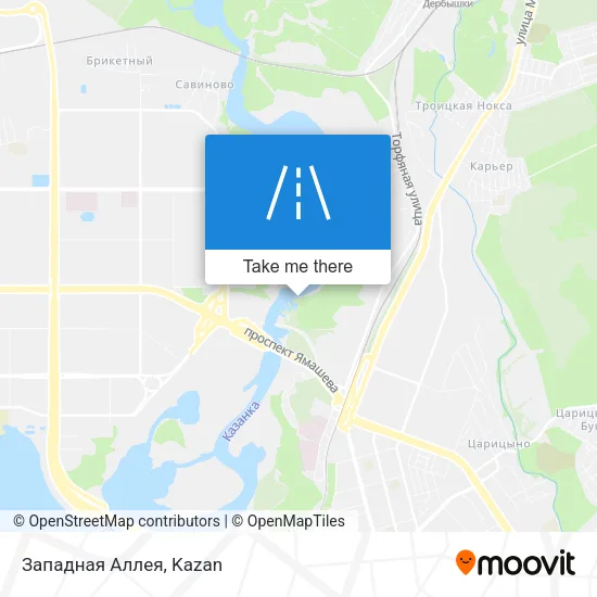 Западная Аллея map