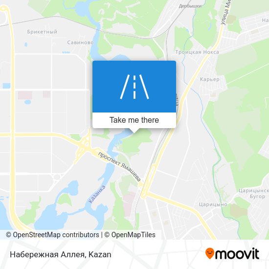 Набережная Аллея map