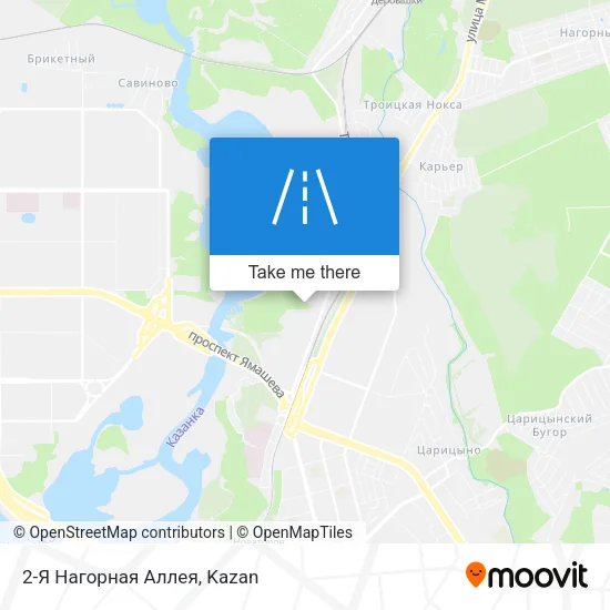 2-Я Нагорная Аллея map