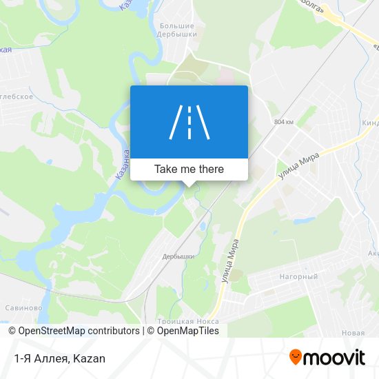 1-Я Аллея map