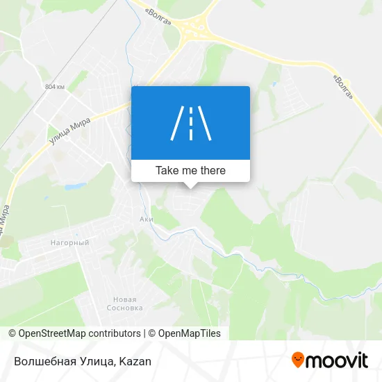 Волшебная Улица map