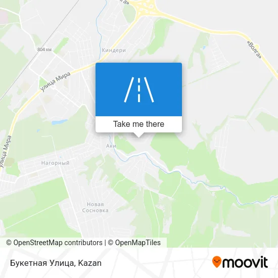 Букетная Улица map