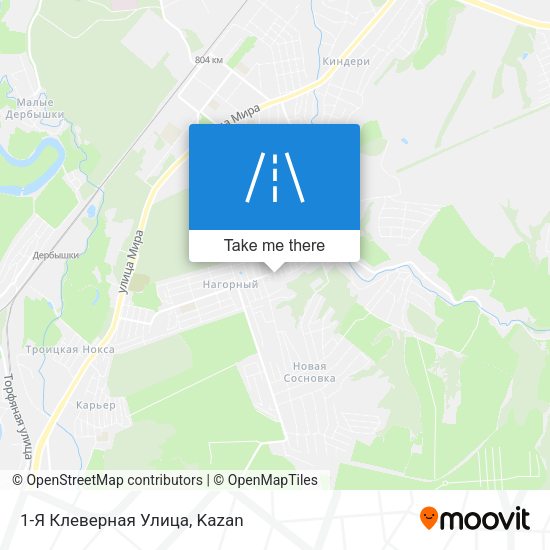 1-Я Клеверная Улица map