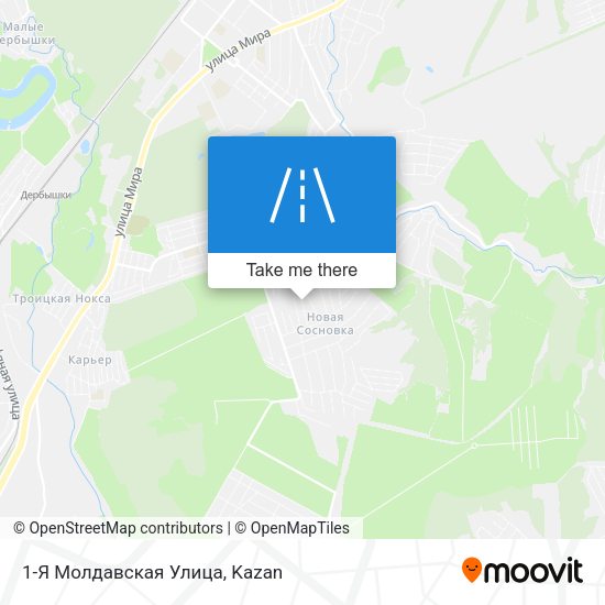 1-Я Молдавская Улица map