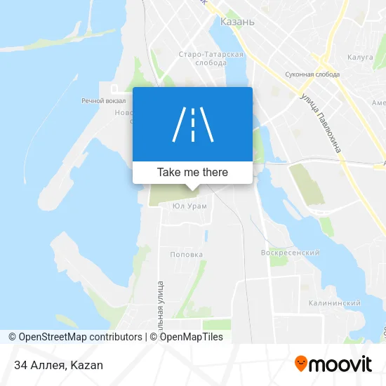 34 Аллея map