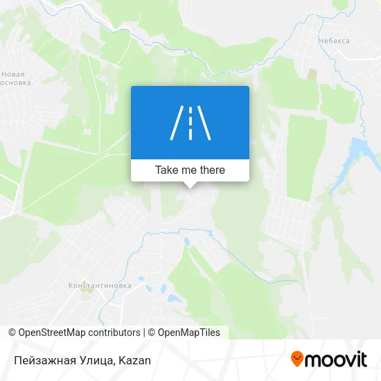 Пейзажная Улица map