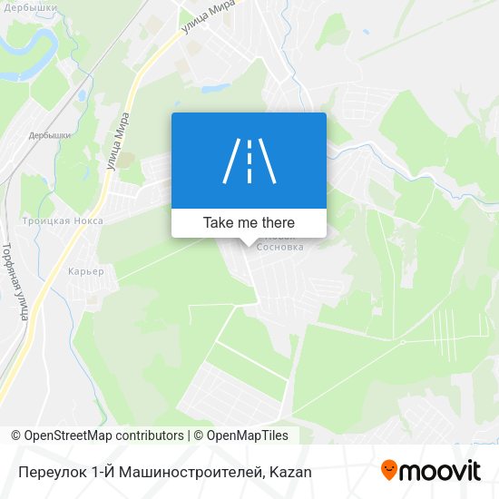 Переулок 1-Й Машиностроителей map