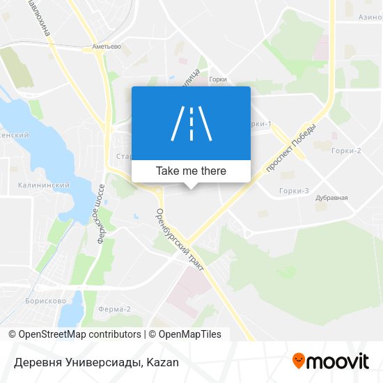 Деревня Универсиады map