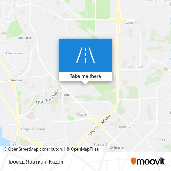 Проезд Яраткан map