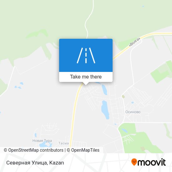 Северная  Улица map