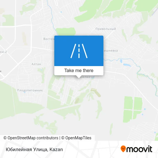 Юбилейная Улица map