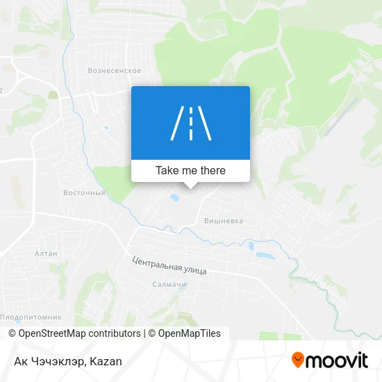 Ак Чэчэклэр map