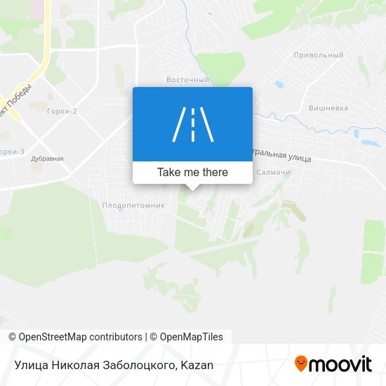 Улица Николая Заболоцкого map