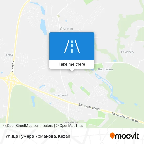 Улица Гумера Усманова map