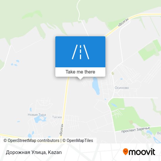 Дорожная Улица map