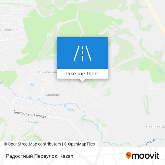 Радостный Переулок map